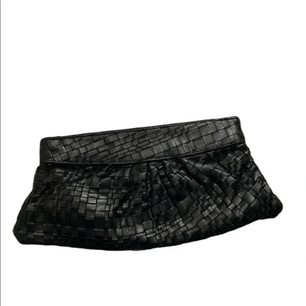 Lauren Merkin quilted leather clutch bag